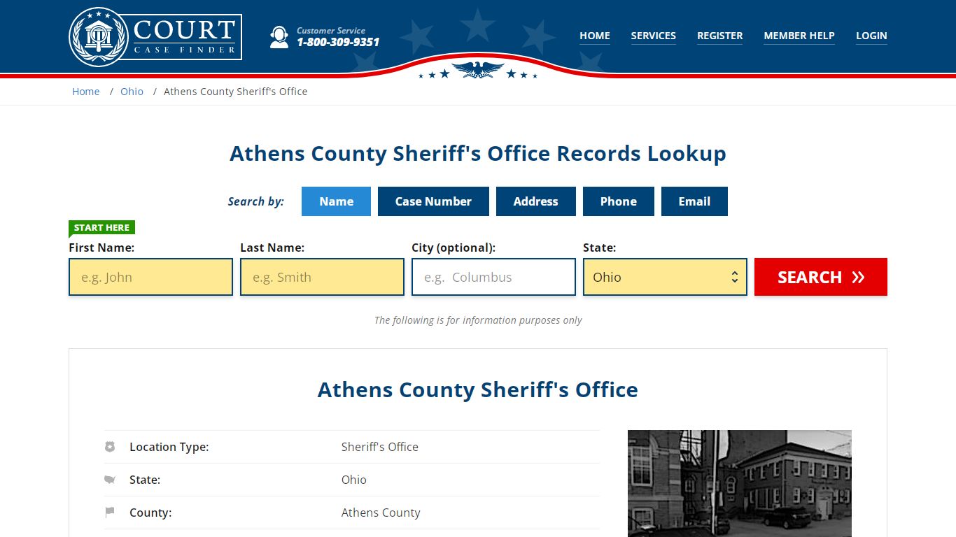 Athens County Sheriff's Office | Athens, OH Public Records